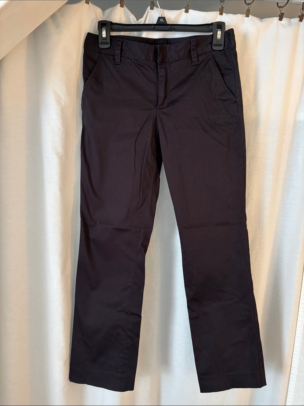 Marc By Marc Jacobs Black Chino Pants with Striped Waist Lining